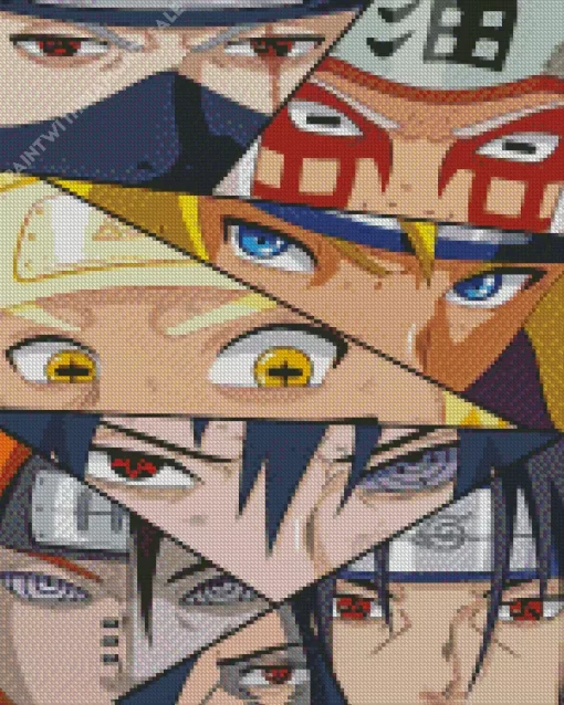 Naruto Characters Diamond Paints