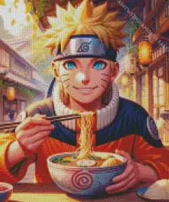 Naruto Eating Noodles Diamond Paints