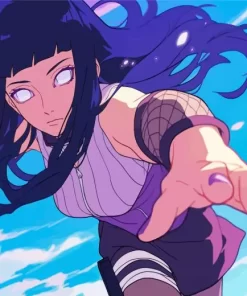 Naruto Hinata Hyuga Character Diamond Paintings