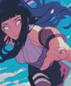 Naruto Hinata Hyuga Character Diamond Paints