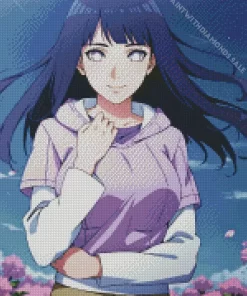 Naruto Hinata Hyuga Diamond Paints