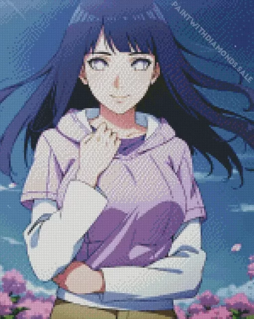 Naruto Hinata Hyuga Diamond Paints