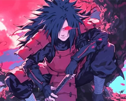 Naruto Madara Uchiha Character Diamond Paintings