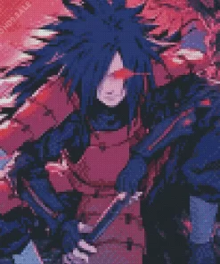 Naruto Madara Uchiha Character Diamond Paints