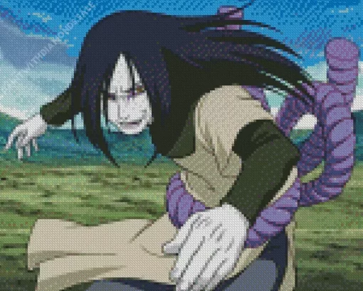 Naruto Orochimaru Character Diamond Paints