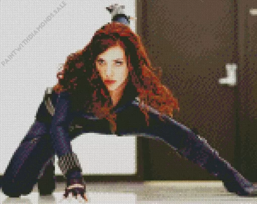 Natasha Romanoff Black Widow Diamond Dotz