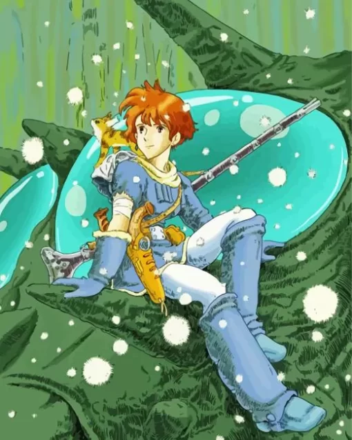 Nausicaa of the Valley of the Wind Anime Diamond Paints