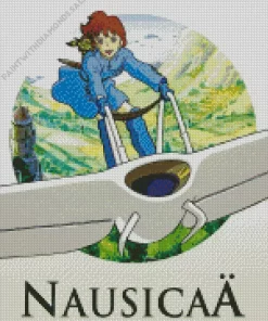 Nausicaa of the Valley of the Wind Anime Poster Diamond Dotz