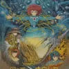 Nausicaa of the Valley of the Wind movie poster Diamond Dotz