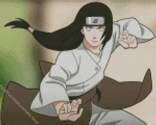 Neji Hyuga Naruto Diamond Paints