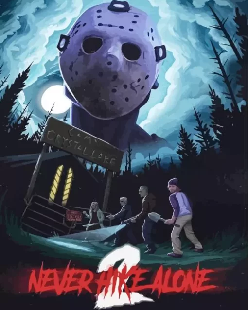 Never Hike Alone Friday The 13th Diamond Paints