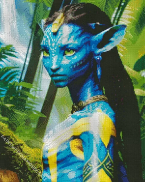 Neytiri Avatar Character Diamond Dotz