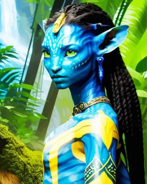 Neytiri Avatar Character Diamond Paints