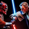 Obi Wan Kenobi And Darth Maul diamond dotz