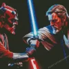 Obi Wan Kenobi And Darth Maul diamond paints