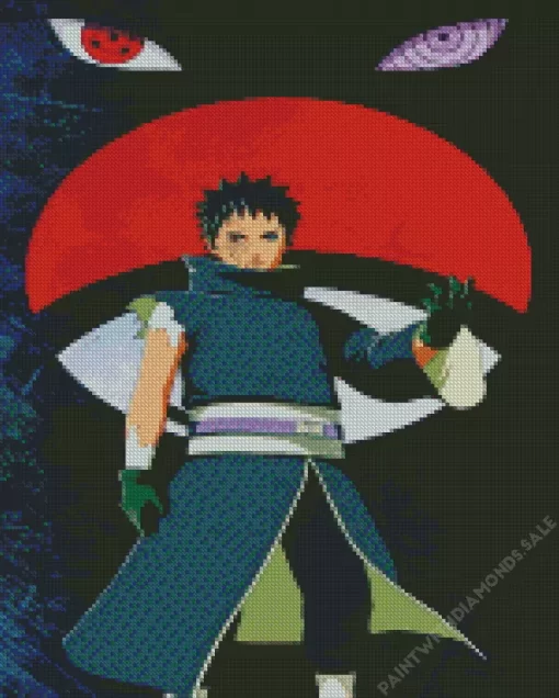 Obito Uchiha Naruto Anime Diamond Paints