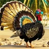 Ocellated Turkey Art Diamond Painting