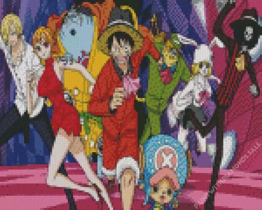 One Piece Anime Diamond Paints