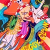 One Piece Buggy The Clown Diamond Paintings