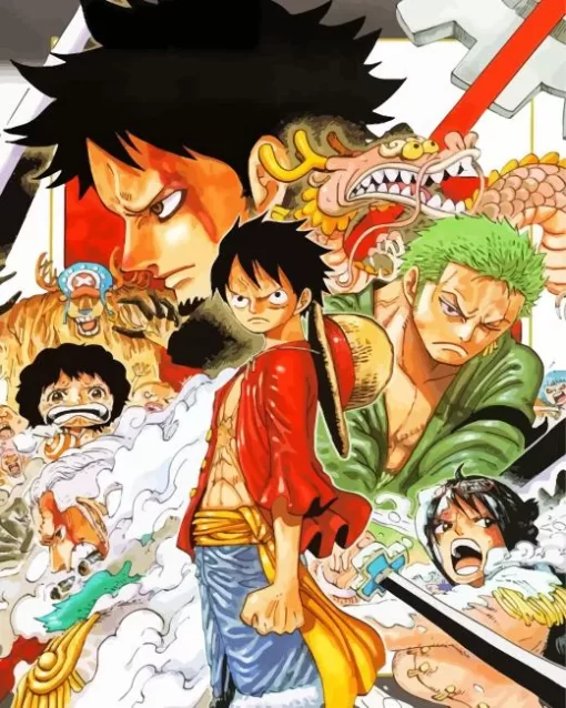 One Piece Manga Diamond Paintings