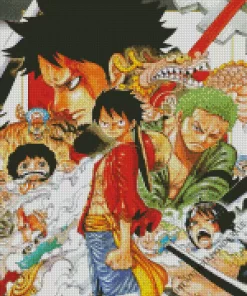 One Piece Manga Diamond Paints