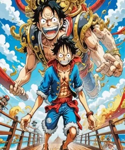 One Piece Manga Serie Diamond Paintings