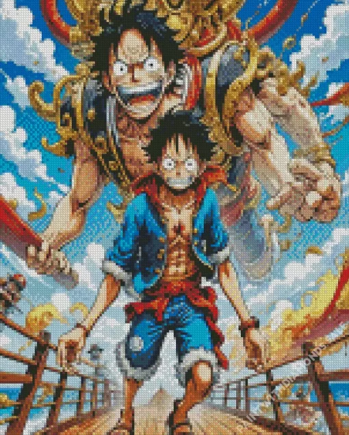 One Piece Manga Serie Diamond Paints