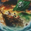 One Piece Ship Diamond Paints