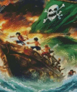 One Piece Ship Diamond Paints