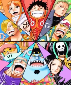 One Piece Straw Hat Pirates Diamond Paintings