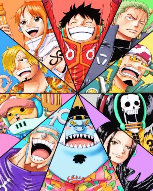 One Piece Straw Hat Pirates Diamond Paintings