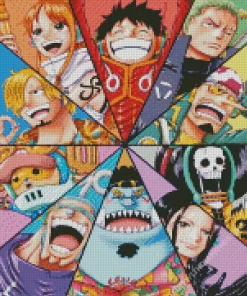 One Piece Straw Hat Pirates Diamond Paints