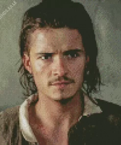 Orlando Bloom Pirates Of The Caribbean Diamond Painting