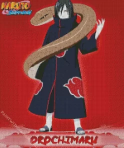 Orochimaru Naruto Poster Diamond Paints