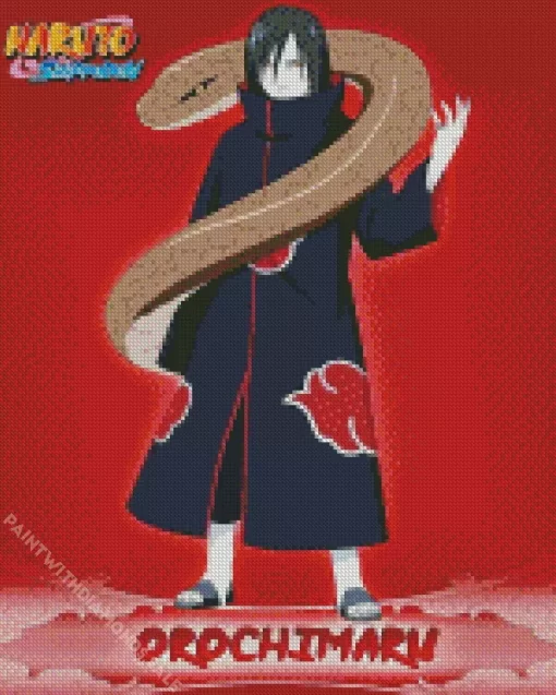 Orochimaru Naruto Poster Diamond Paints