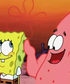 Patrick Star And SpongeBob SquarePants Diamond Painting