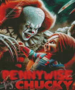 Pennywise and chucky Diamond Dotz