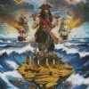 Pirates Of The Caribbean Art Diamond Painting