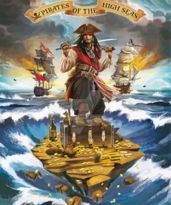 Pirates Of The Caribbean Art Diamond Painting