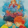 Ponyo And Sosuke With Fujimoto Diamond Dotz