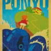 Ponyo Anime Poster Diamond Dotz