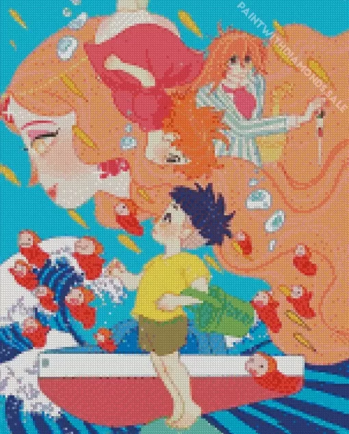 Ponyo Characters Diamond Dotz