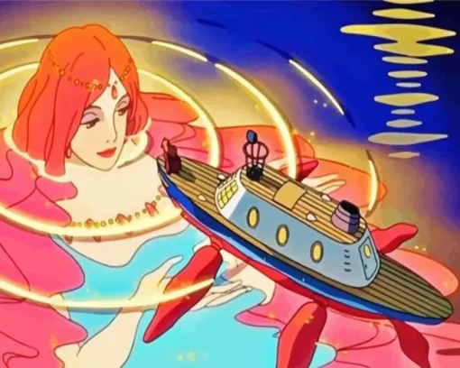 Ponyo Granmamare Character Diamond Paints