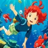 Ponyo Underwater Diamond Paints