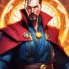 Powerful dr strange Diamond With Numbers