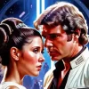 Princess Leia And Han Star Wars diamond dotz