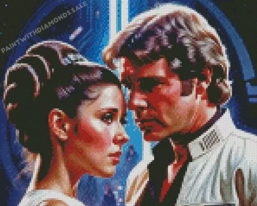 Princess Leia And Han Star Wars diamond paints