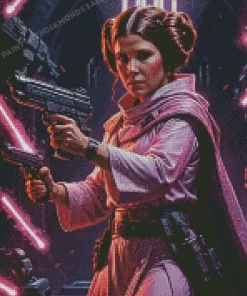 Princess Leia Star Wars diamond paints