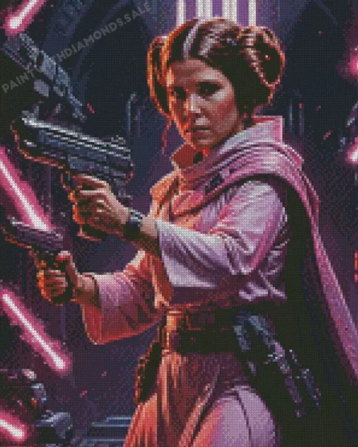 Princess Leia Star Wars diamond paints