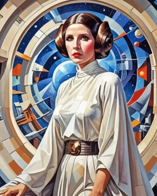 Princess Leia8 diamond paints